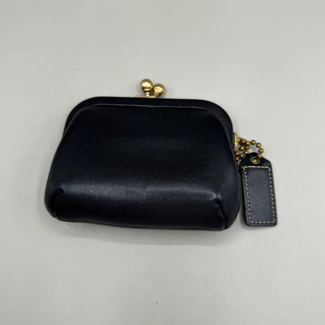 極美品】COACH コーチ がま口財布 Kiss Lock Clasp - メルカリ