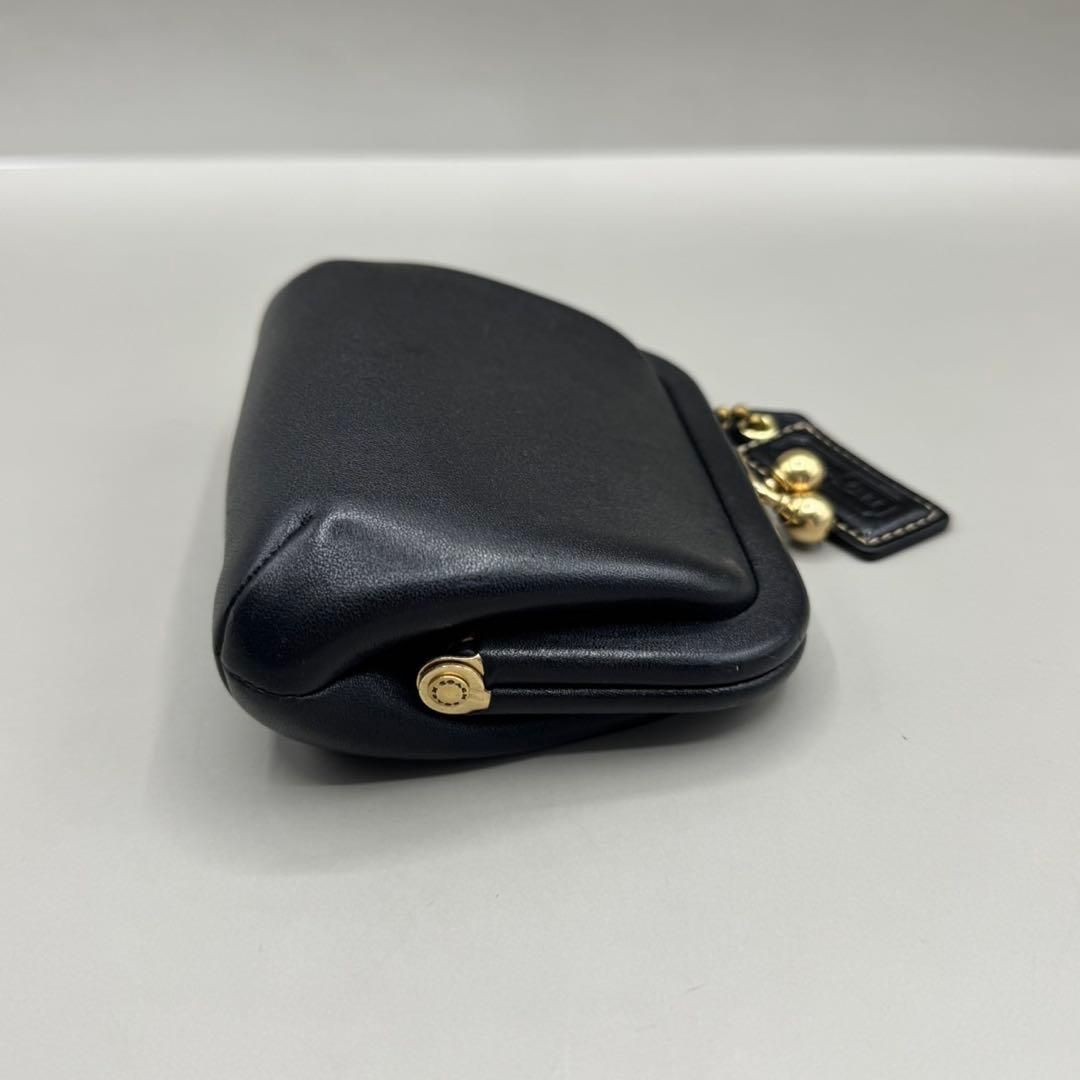 極美品】COACH コーチ がま口財布 Kiss Lock Clasp - メルカリ