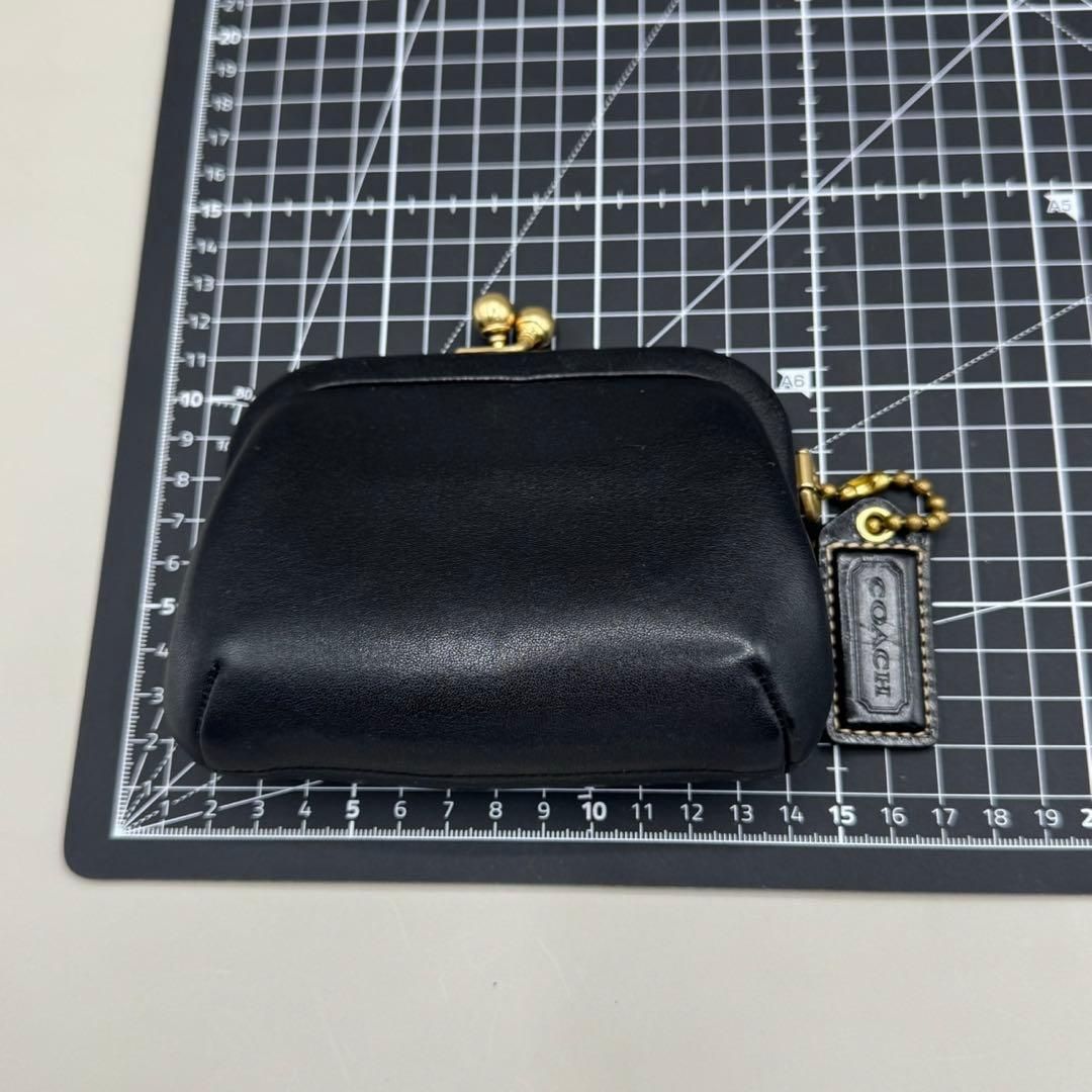 極美品】COACH コーチ がま口財布 Kiss Lock Clasp - メルカリ