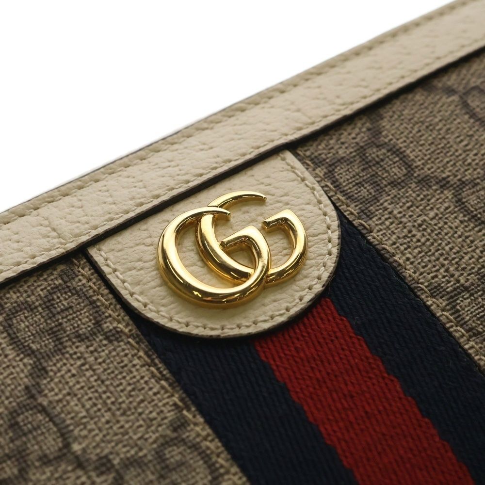 新作登場，お得】 GUCCI (グッチ) GGスプリーム ロングウォレット 長 
