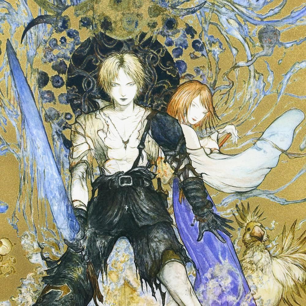 天野喜孝　直筆サイン版画　ファイナルファンタジー 天野喜孝 直筆サイン版画 ファイナルファンタジー Yahoo!オークション