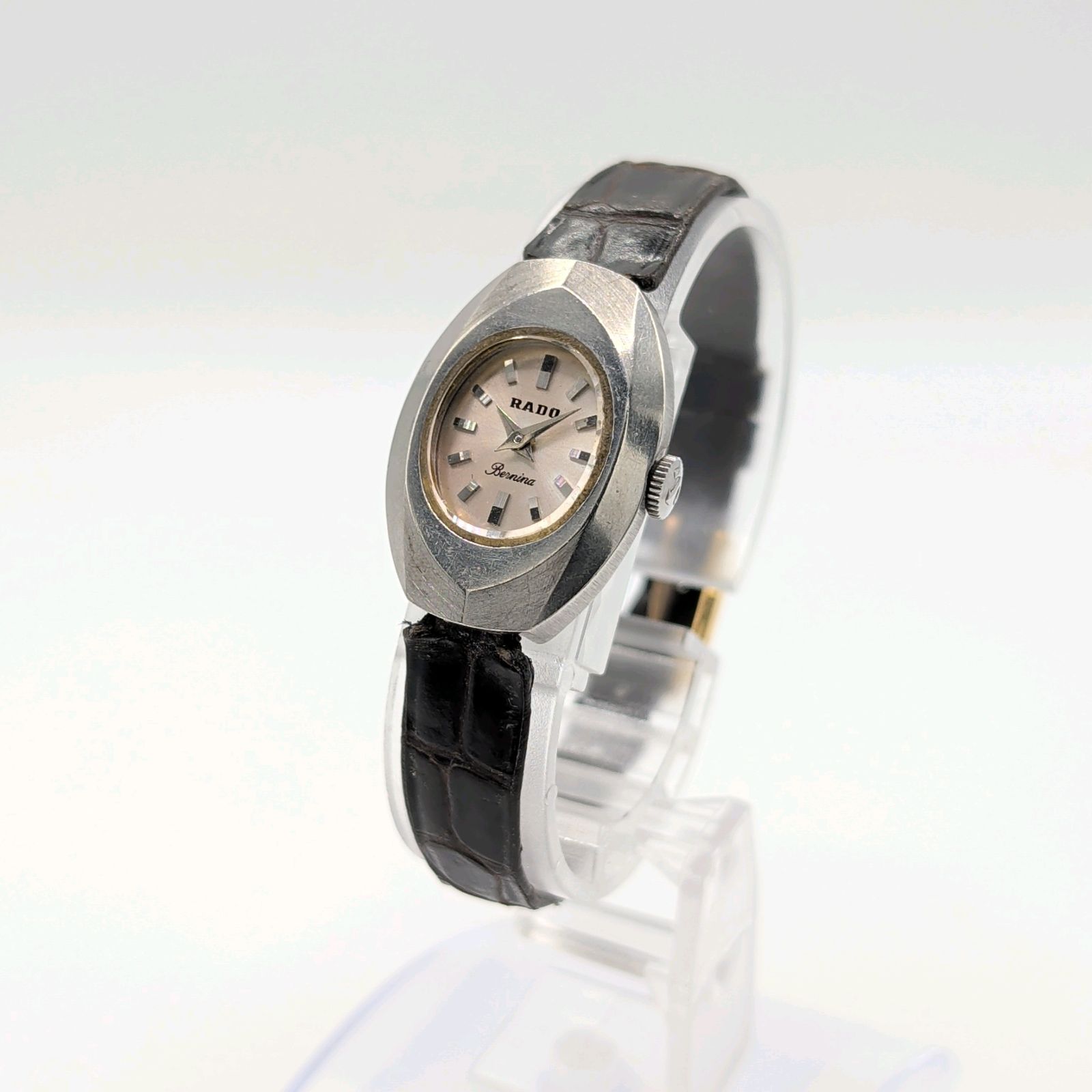 RADO Bernina A349061 Watch Hand-Winding Ladies Silver Round Y2K 
