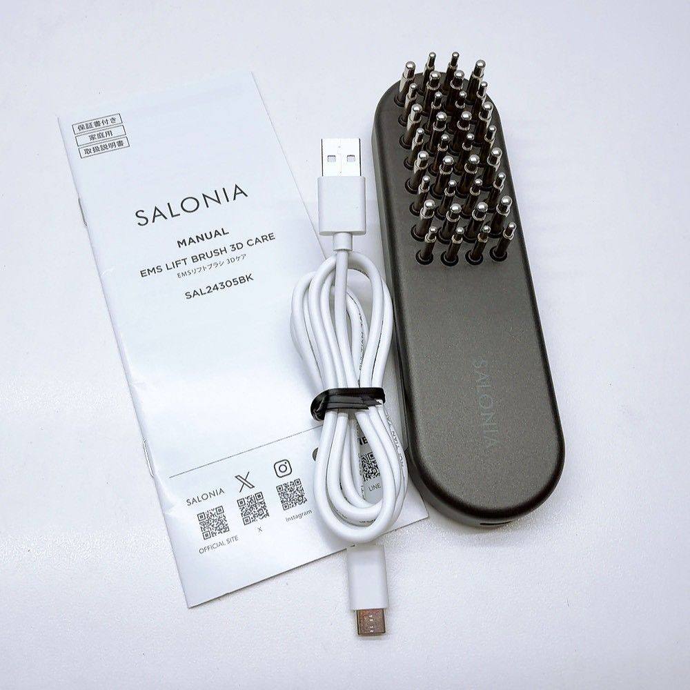 最新モデル＊ほぼ未使用》 サロニア EMS リフトブラシ 3Dケア SALONIA