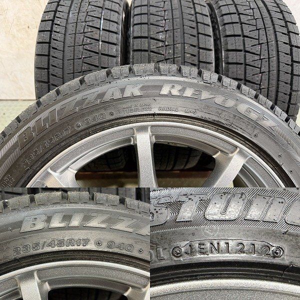 新品 BS REVO GZ 235/45R17 94Q スタッドレス【MONZA JAPAN ZACK Sport 