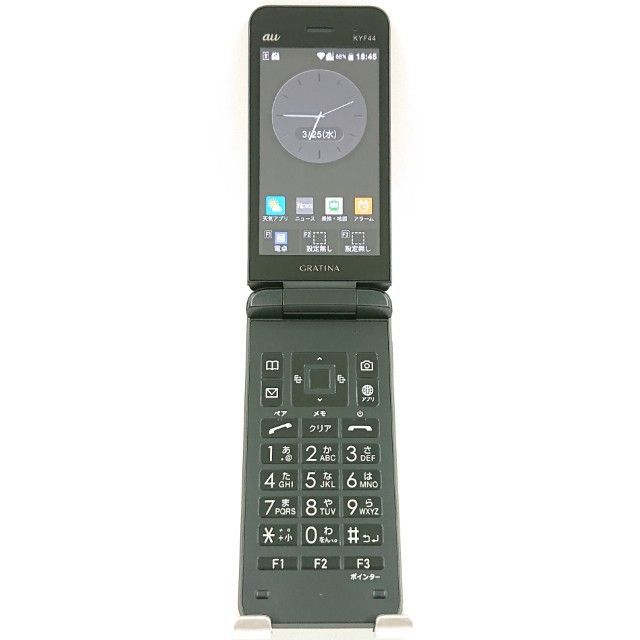 GRATINA KYF44 au ブラック 送料無料 本体 c18357 - メルカリ