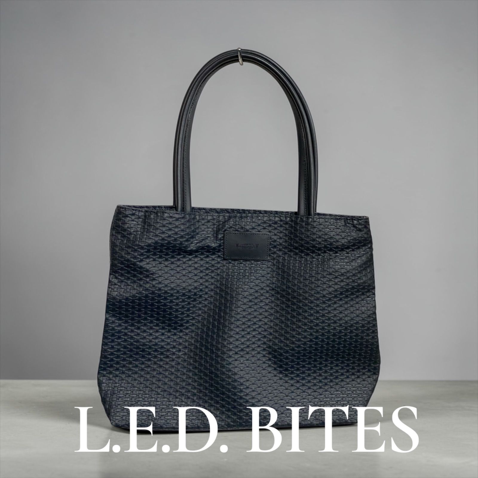 L.E.D. BITES エルイーディーバイツ トートバッグ大容量 A4可 本革 