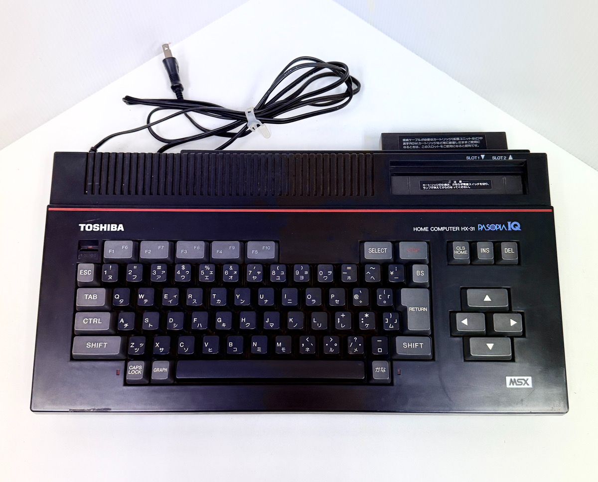 [Startup Confirmed] PASOPIA IQ HX-31 Toshiba MSX 64K ◇Home Computer Main Unit No Computer Case