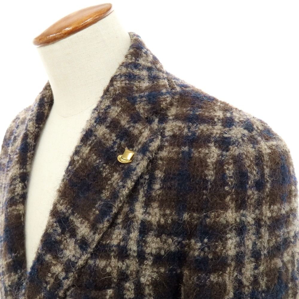 中古】タリアトーレ TAGLIATORE ウールモヘアアルパカ チェック