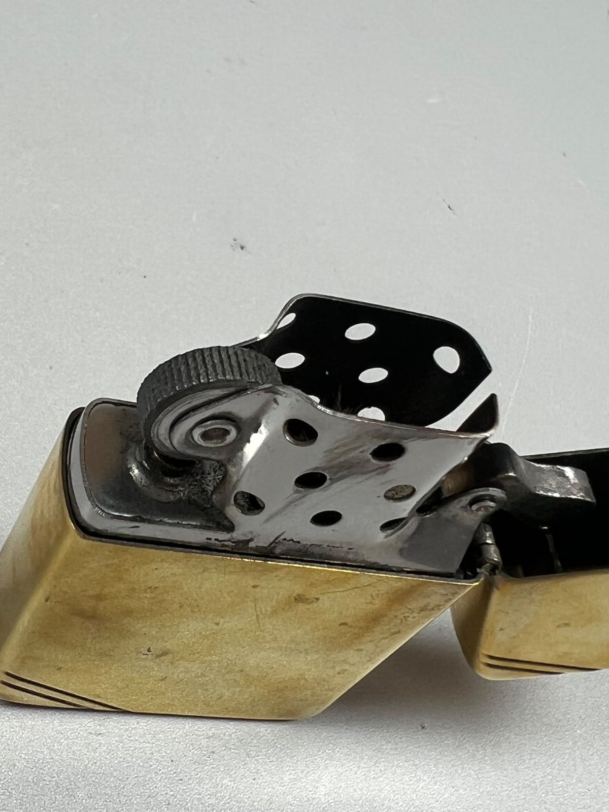 zippo ジッポー 創業者社長サイン ダイアゴナルライン ゴールド - メルカリ