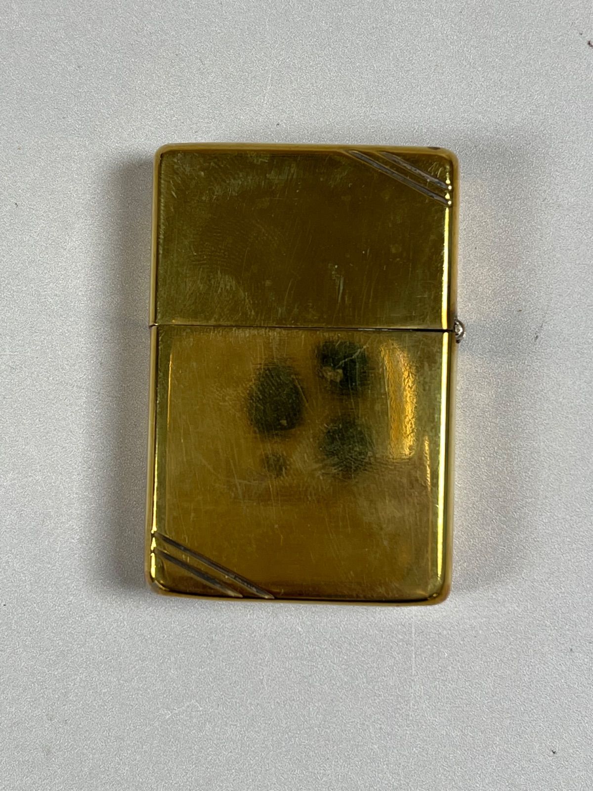 zippo ジッポー 創業者社長サイン ダイアゴナルライン ゴールド - メルカリ
