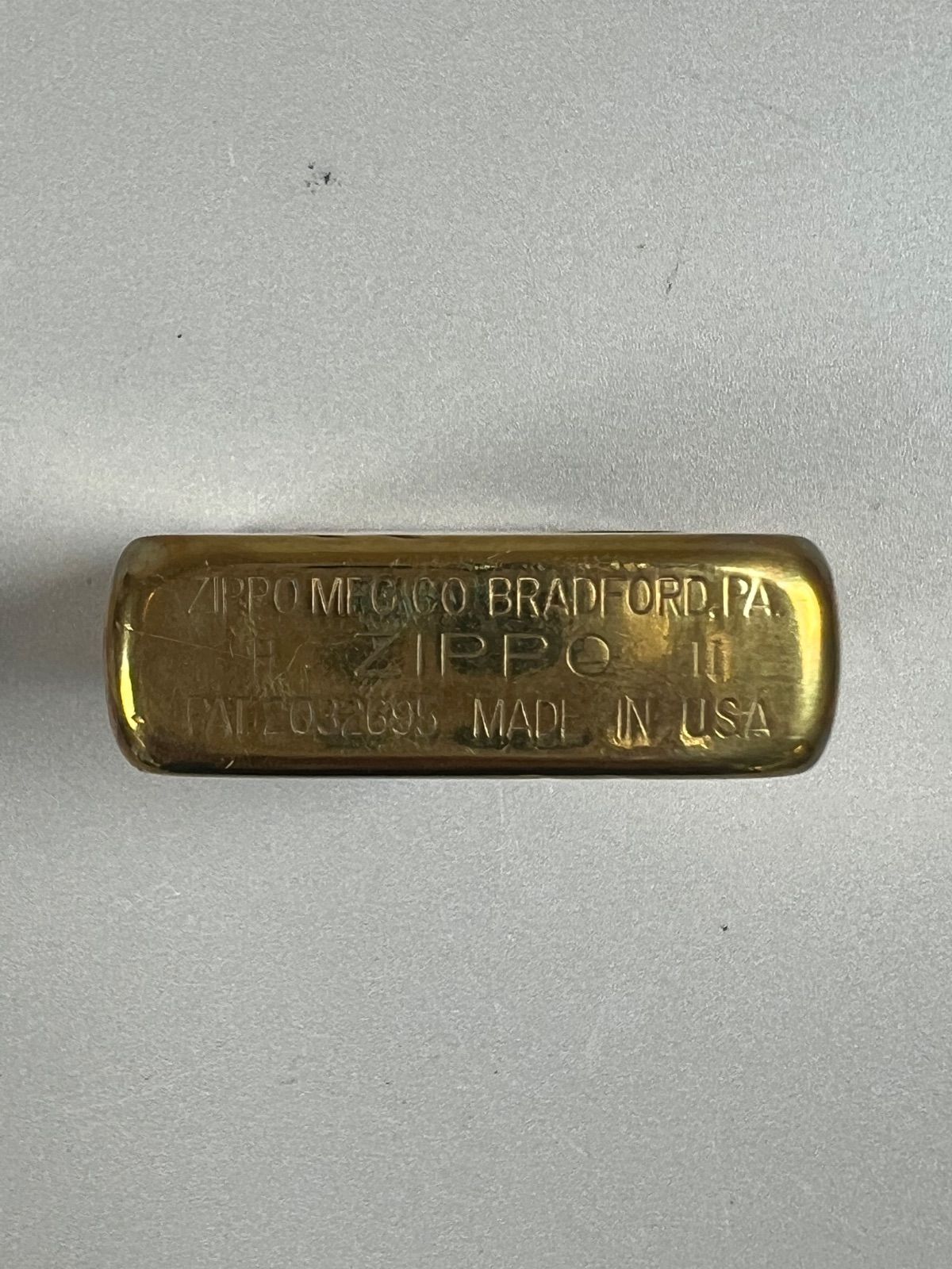 zippo ジッポー 創業者社長サイン ダイアゴナルライン ゴールド - メルカリ