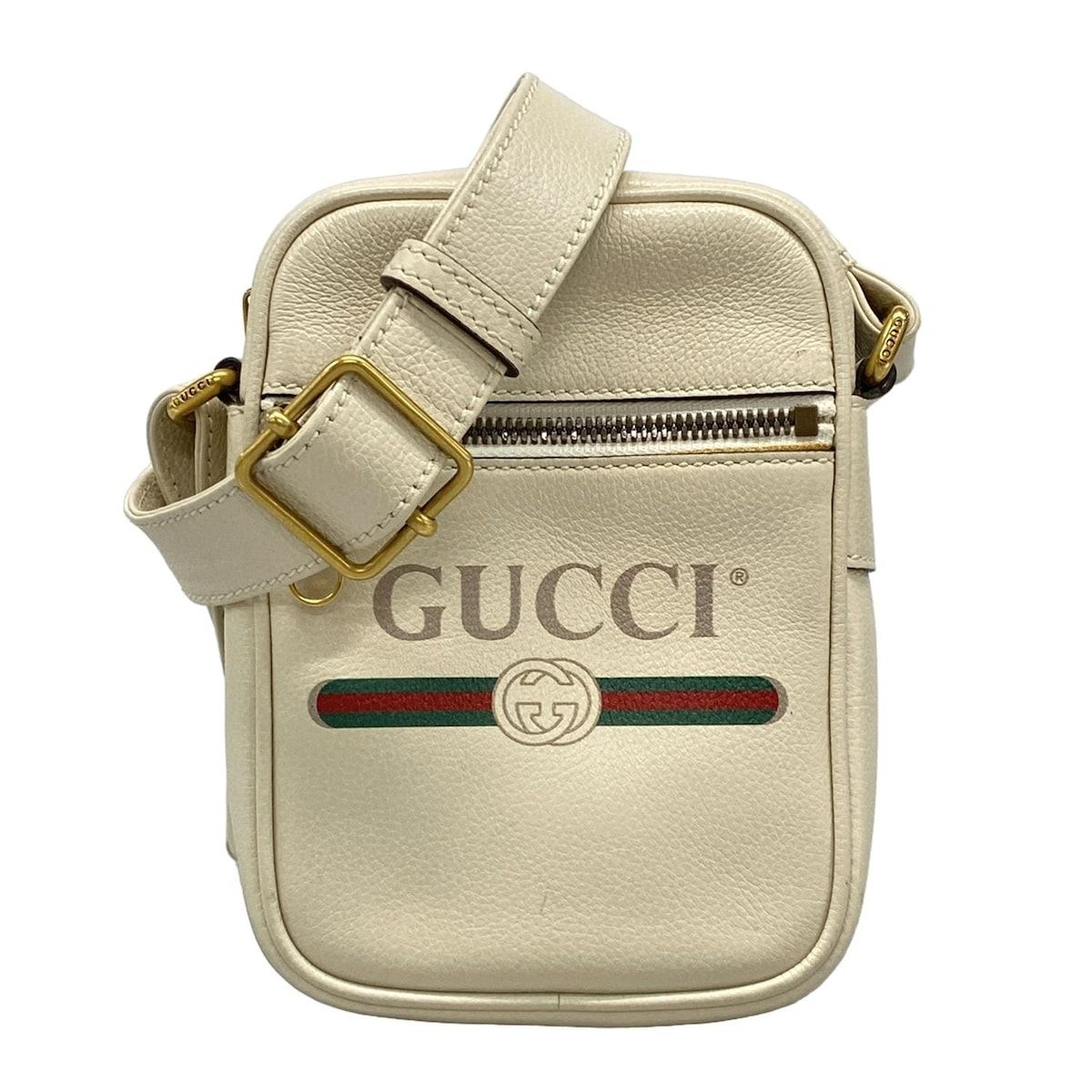 GUCCI(グッチ) ショルダーバッグ グッチプリント 574803 アイボリー 