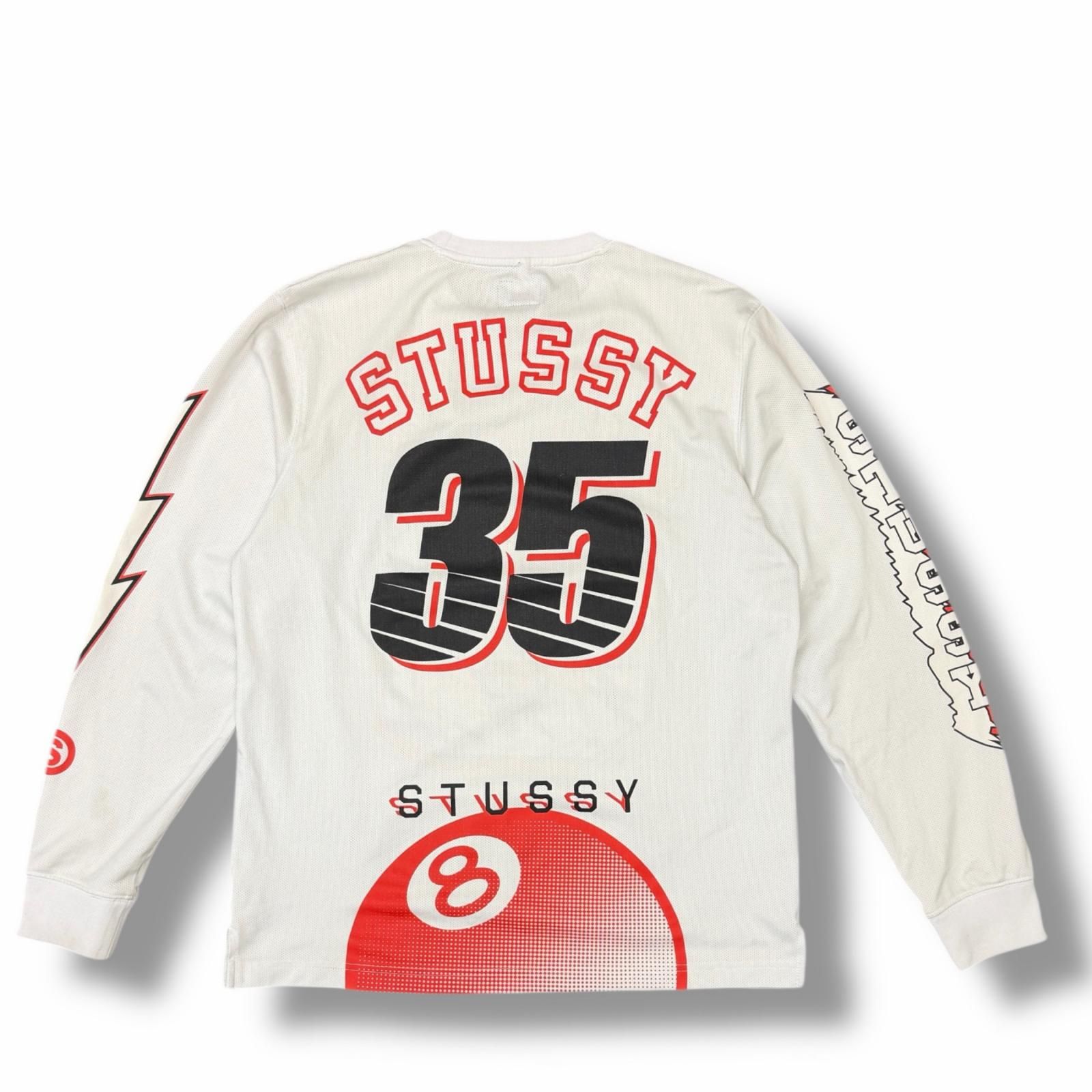 STUSSY ロングTシャツ 長袖カットソー ゲームシャツ 30周年 
