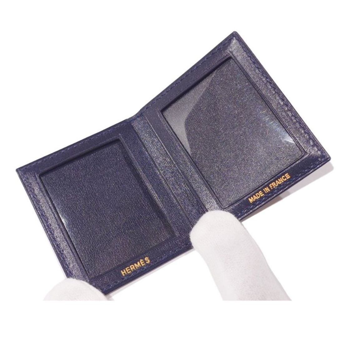 HERMES エルメス 二つ折り ミニフォトフレーム ミニフォトケース 写真