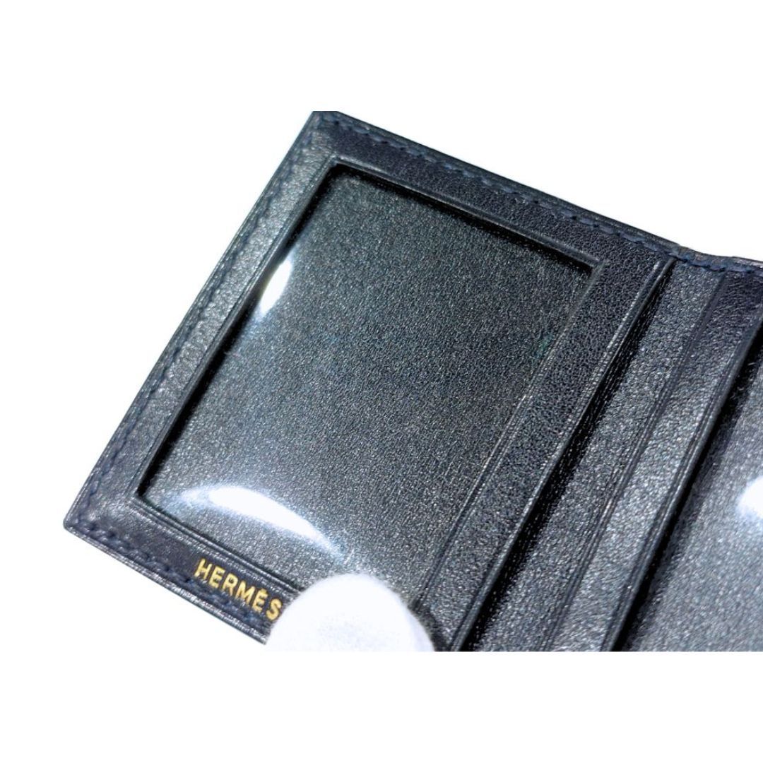 HERMES エルメス 二つ折り ミニフォトフレーム ミニフォトケース 写真