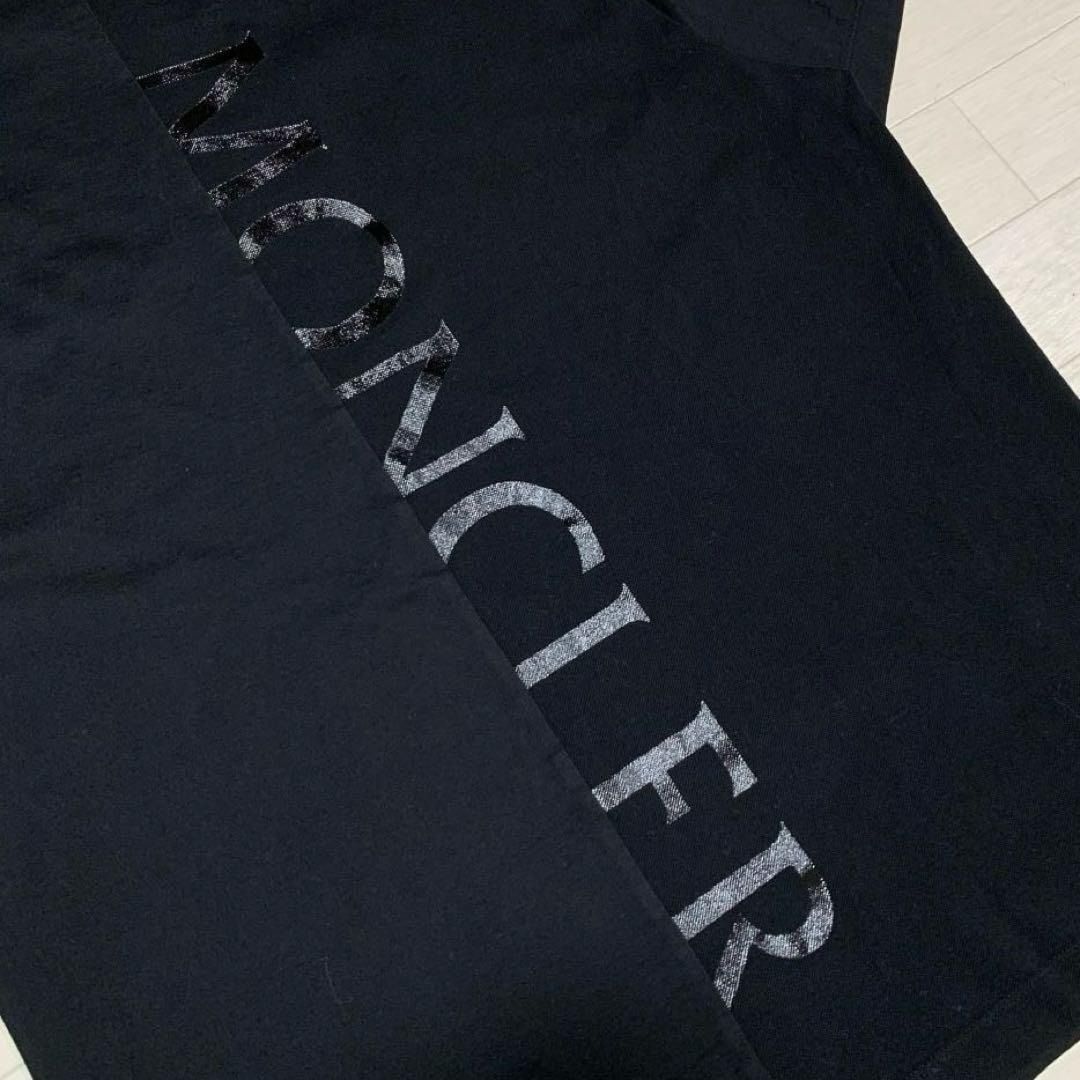 モンクレール バックプリントロゴ L 黒Tシャツ 5S222 - メルカリ