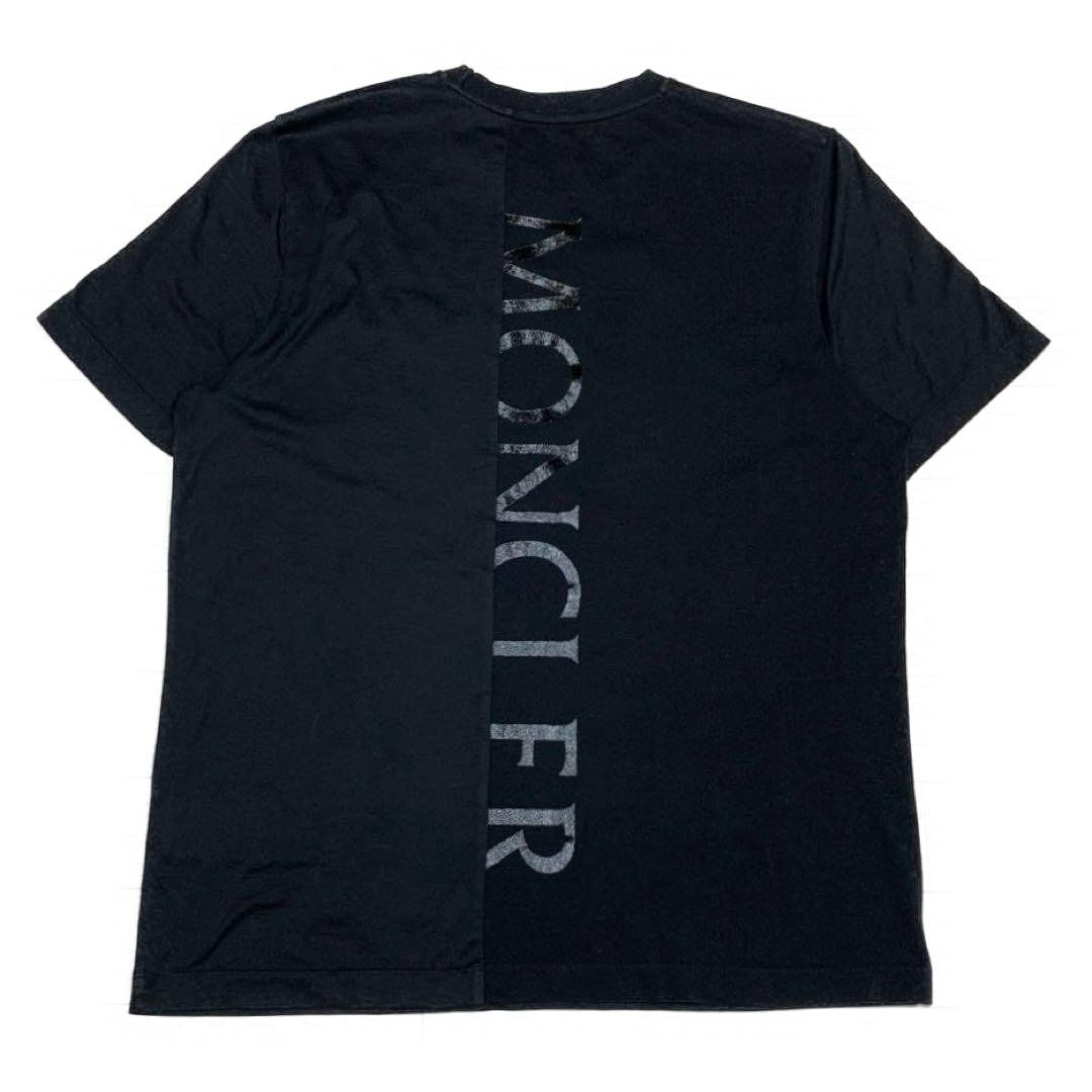 モンクレール バックプリントロゴ L 黒Tシャツ 5S222 - メルカリ