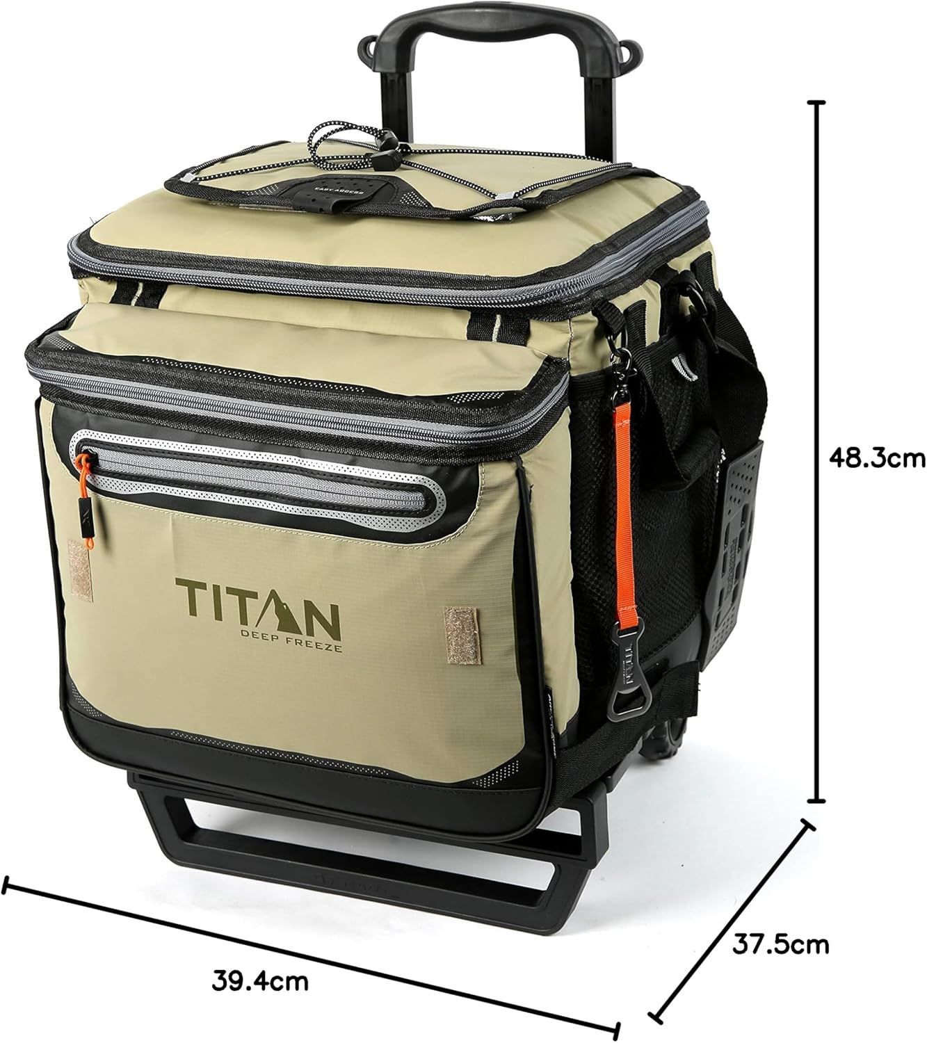 【キャスター付き】Titan Deep Freeze 40L ローリングクーラー 50+10缶 3日保冷 クーラーボックス
