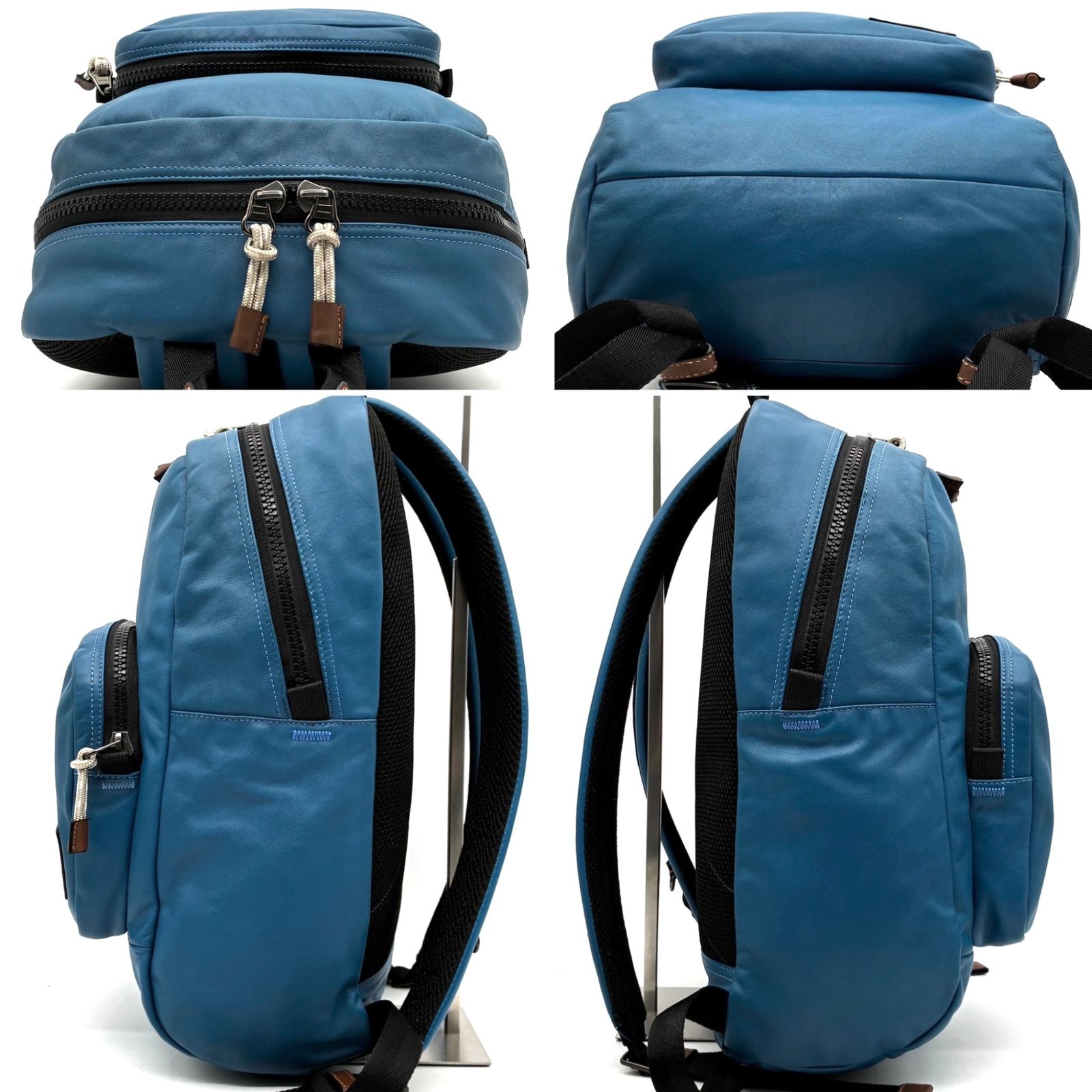美品 COACH コーチ ペイサー バックパック リュックサック スムース 