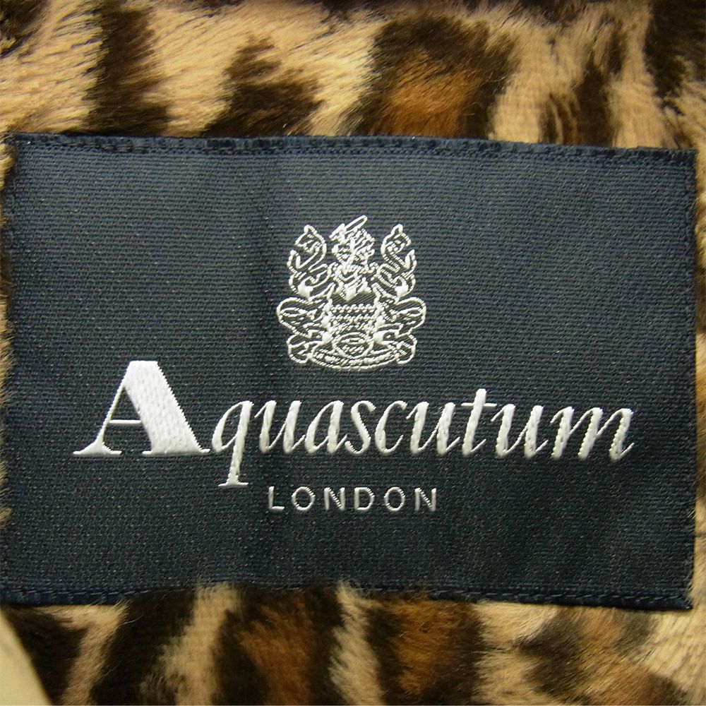 Aquascutum アクアスキュータム レオパード柄ライナー付き トレンチ