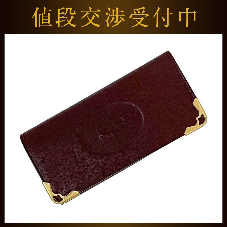 カルティエ 4連 キーケース ボルドー マスト 美品 レザー 中古 - メルカリ