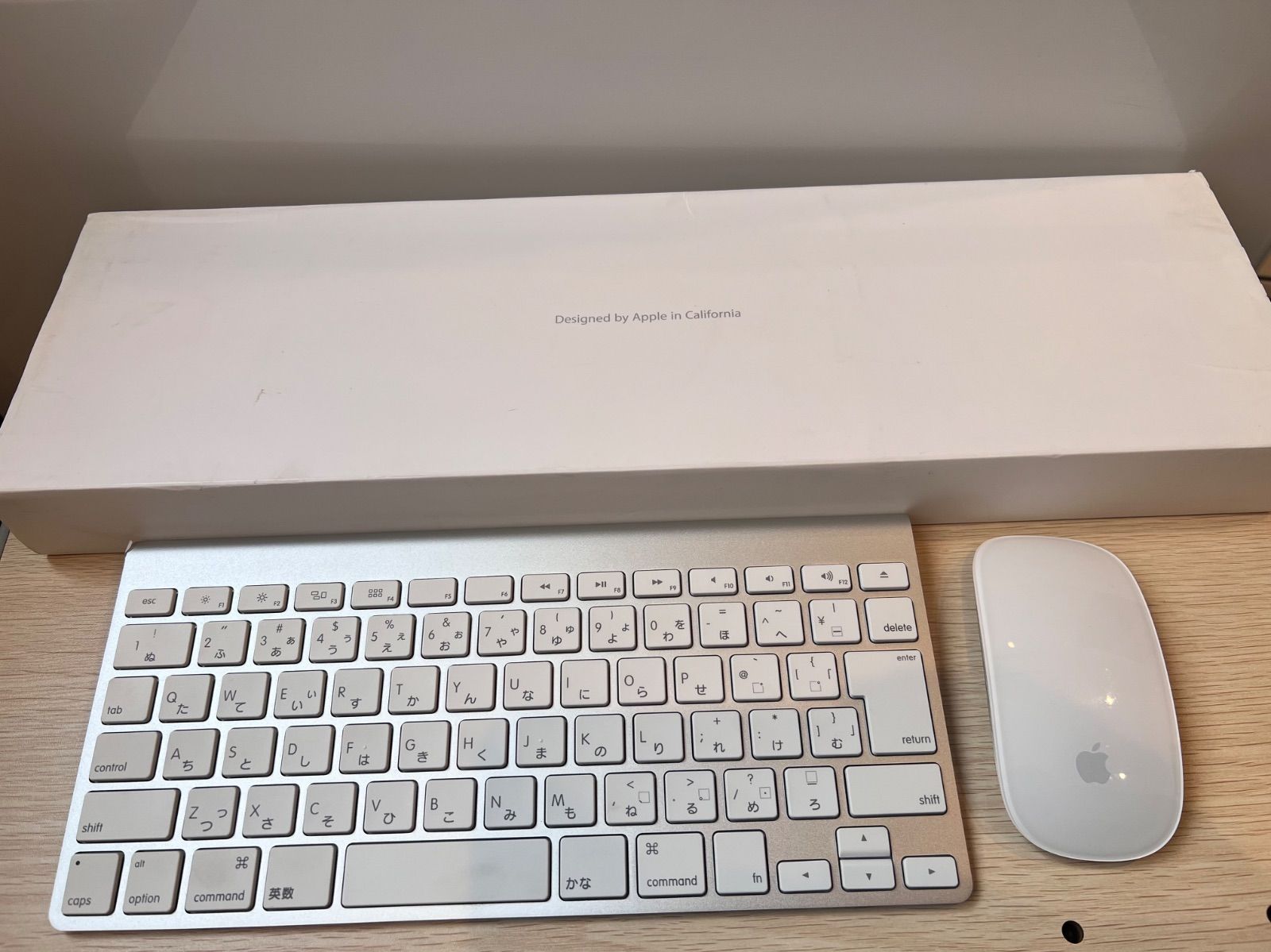 Apple純正　ワイヤレス日本語キーボードとマウスセット PC周辺機器 Apple ワイヤレスキーボード＆マウス セット（日本語配列）