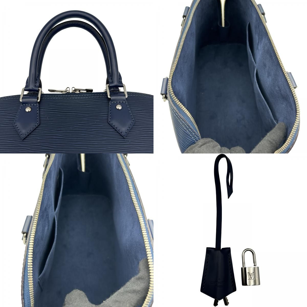 ルイ・ヴィトン LOUIS VUITTON アルマGM ネイビー エピ レディース 