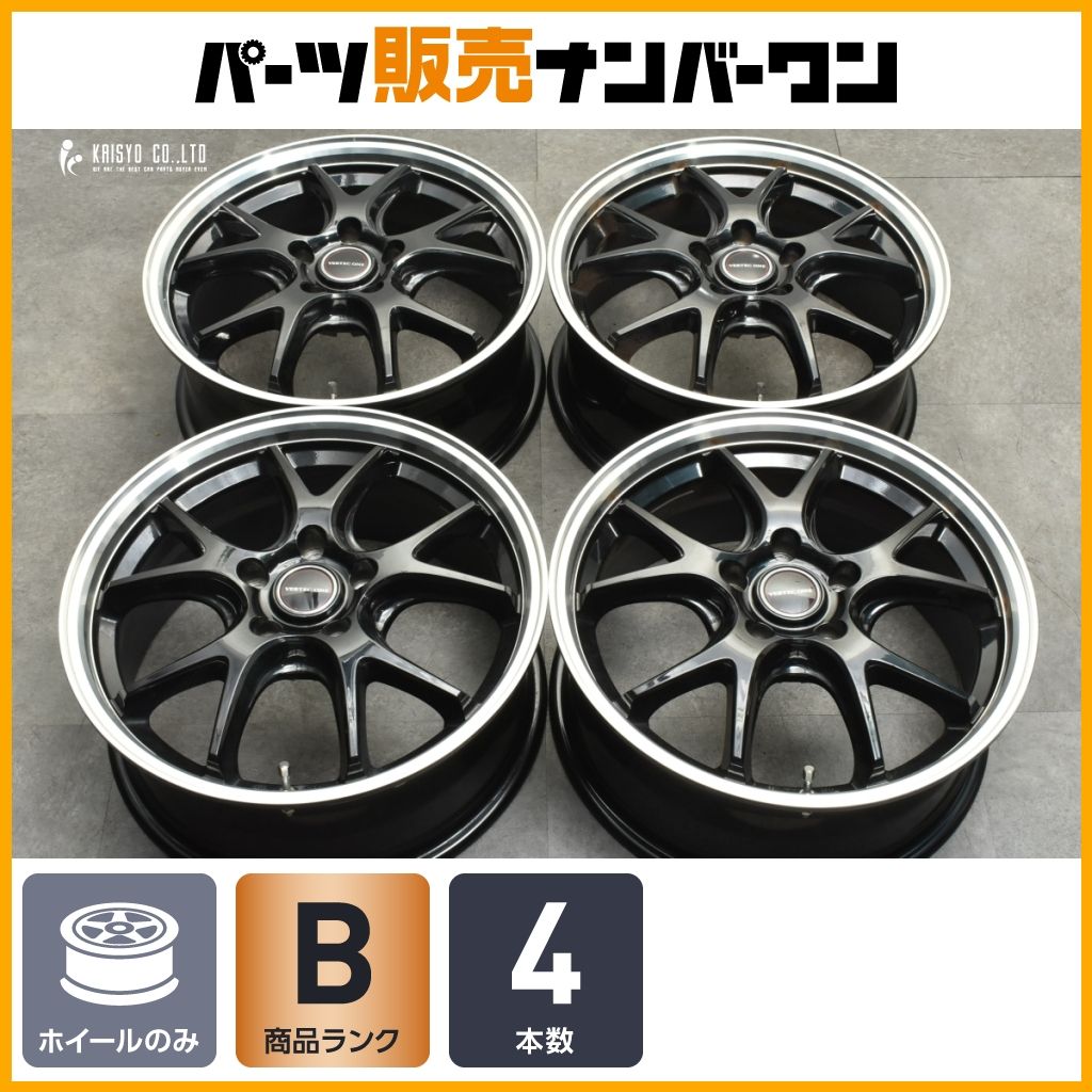 良好品】VERTEC ONE 17in 7J +48 PCD114.3 4本セット アルファード 