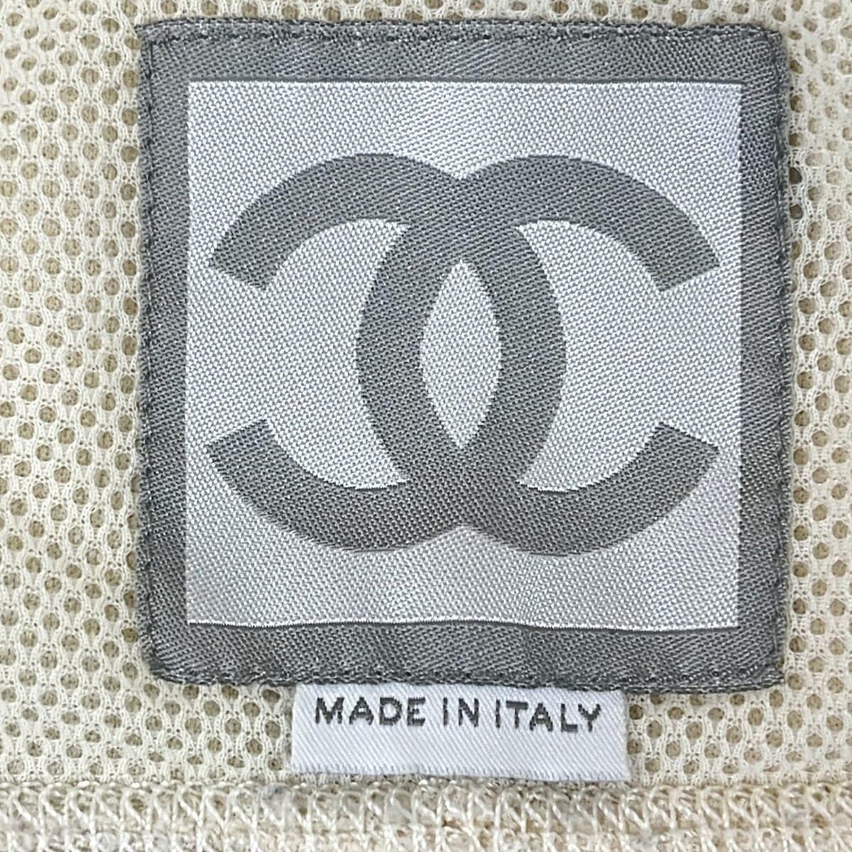 CHANEL(シャネル) パーカー サイズ38 M レディース P23616 白×黒 長袖