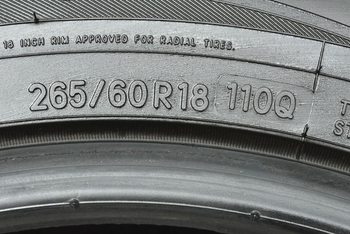 2025年製 バリ溝】トーヨー オブザーブ GSi-6 LS 265/60R18 4本セット