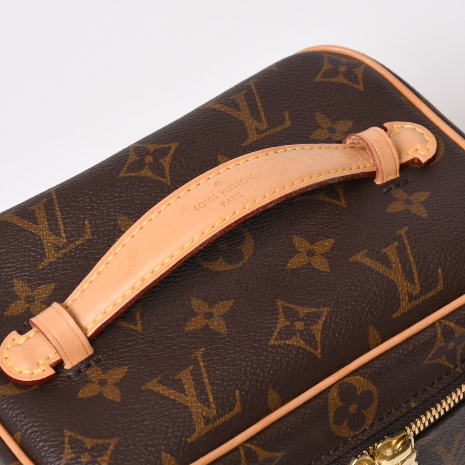 極美品 LOUIS VUITTON ルイヴィトン モノグラム ニース ミニ バニティ 