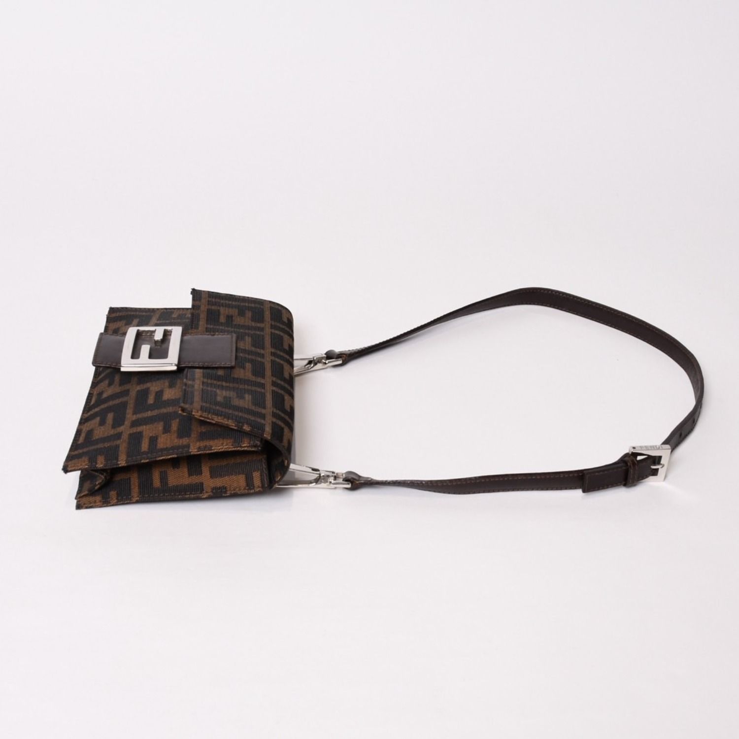 FENDI フェンディ ワンショルダーバッグ 0915967002 キャンバス レザー 
