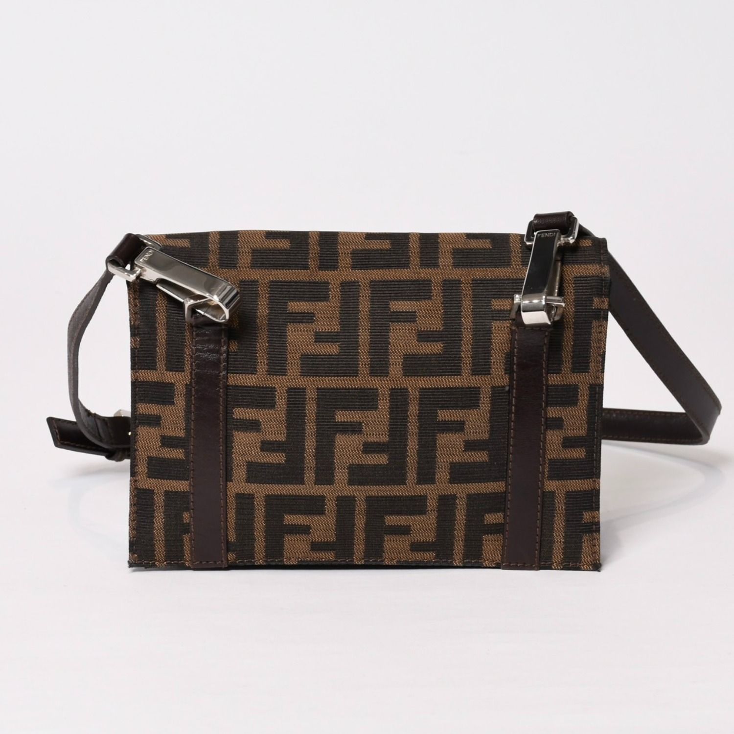 FENDI フェンディ ワンショルダーバッグ 0915967002 キャンバス レザー 
