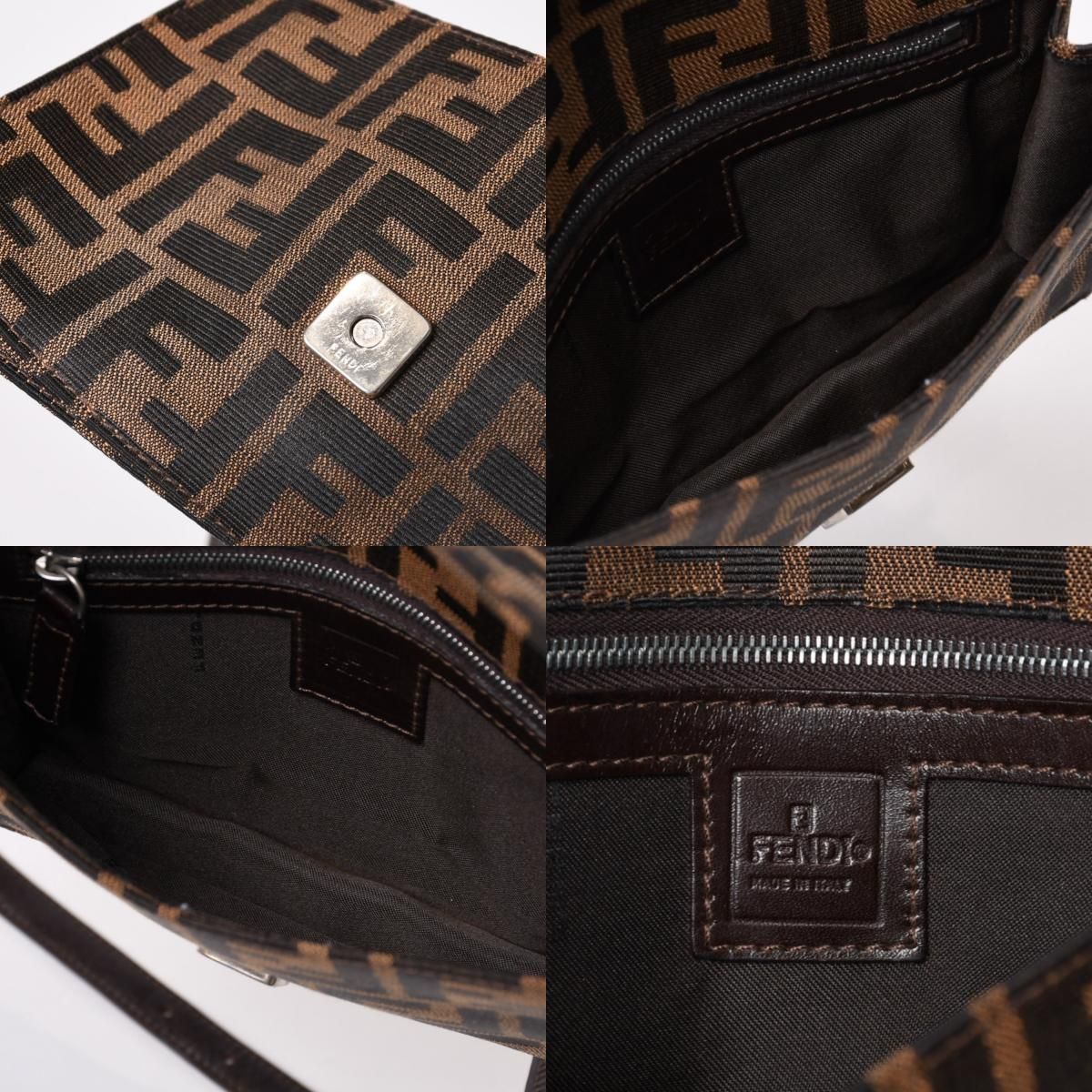 FENDI フェンディ ワンショルダーバッグ 0915967002 キャンバス レザー 