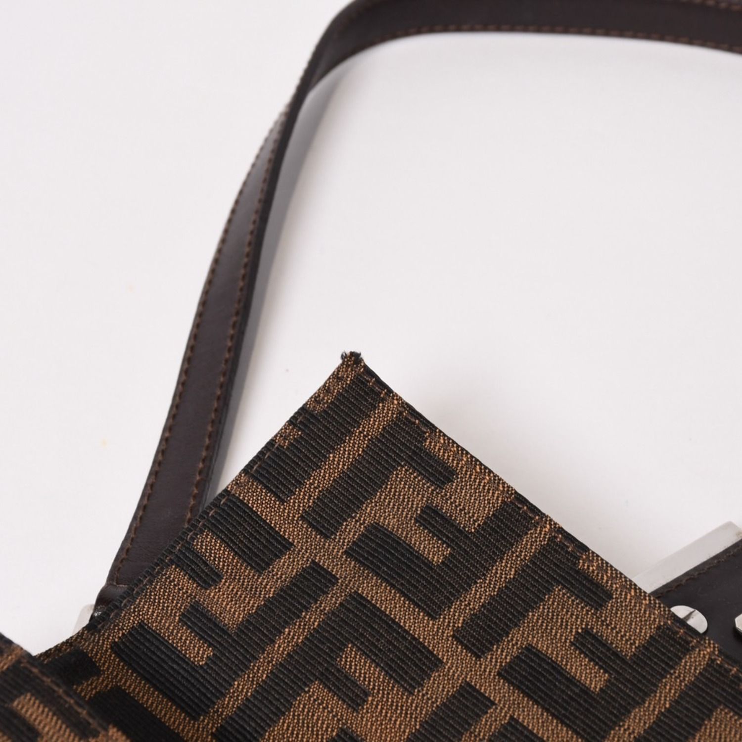 FENDI フェンディ ワンショルダーバッグ 0915967002 キャンバス レザー 