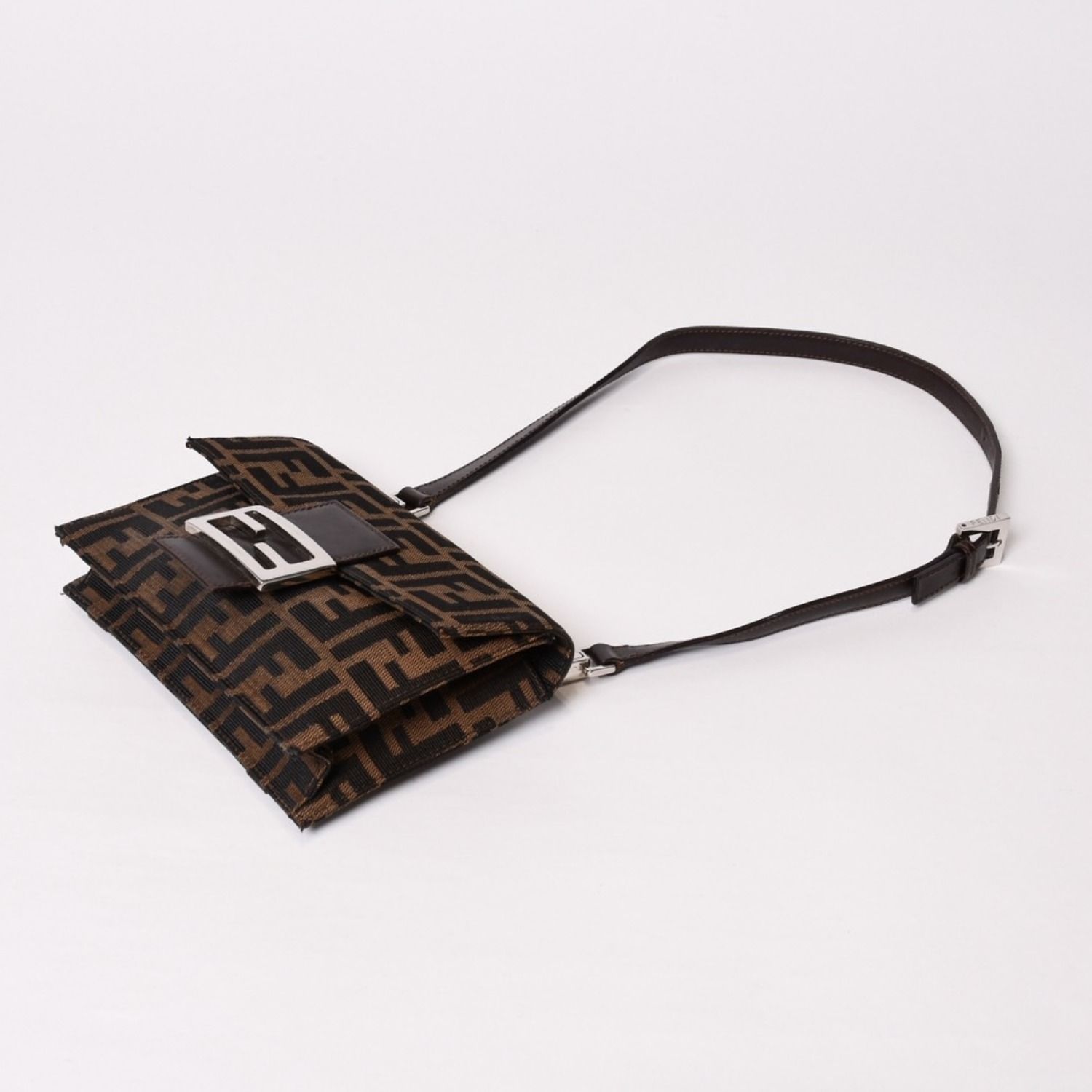 FENDI フェンディ ワンショルダーバッグ 0915967002 キャンバス レザー 