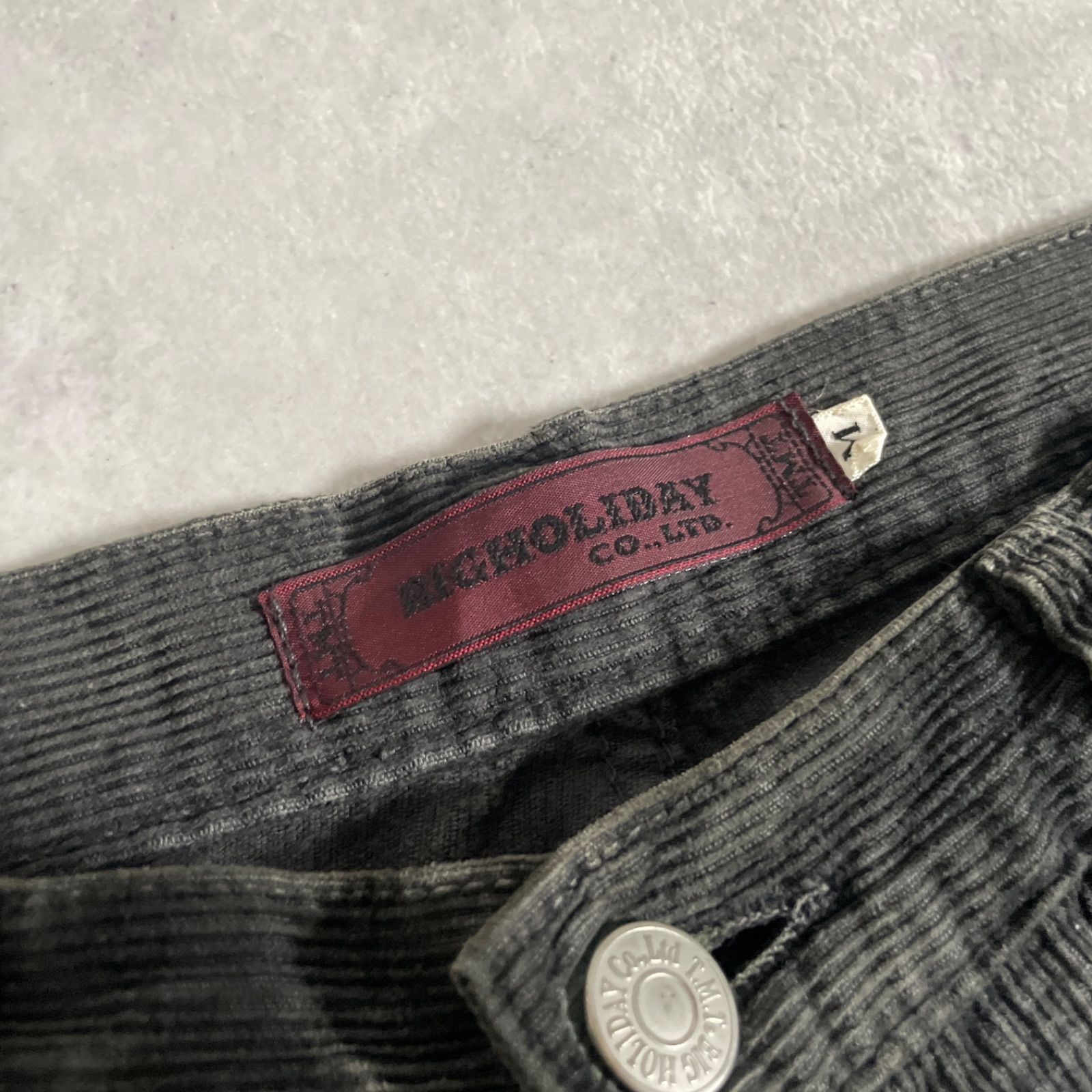 T.M.T BIGHOLIDAY ダメージリペア加工 コーデュロイパンツ ティーエム 