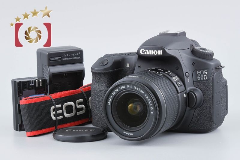 [Used] Canon Canon EOS 60D+ EF-S 18-55mm f/3.5-5.6 IS II Shutter Rarely