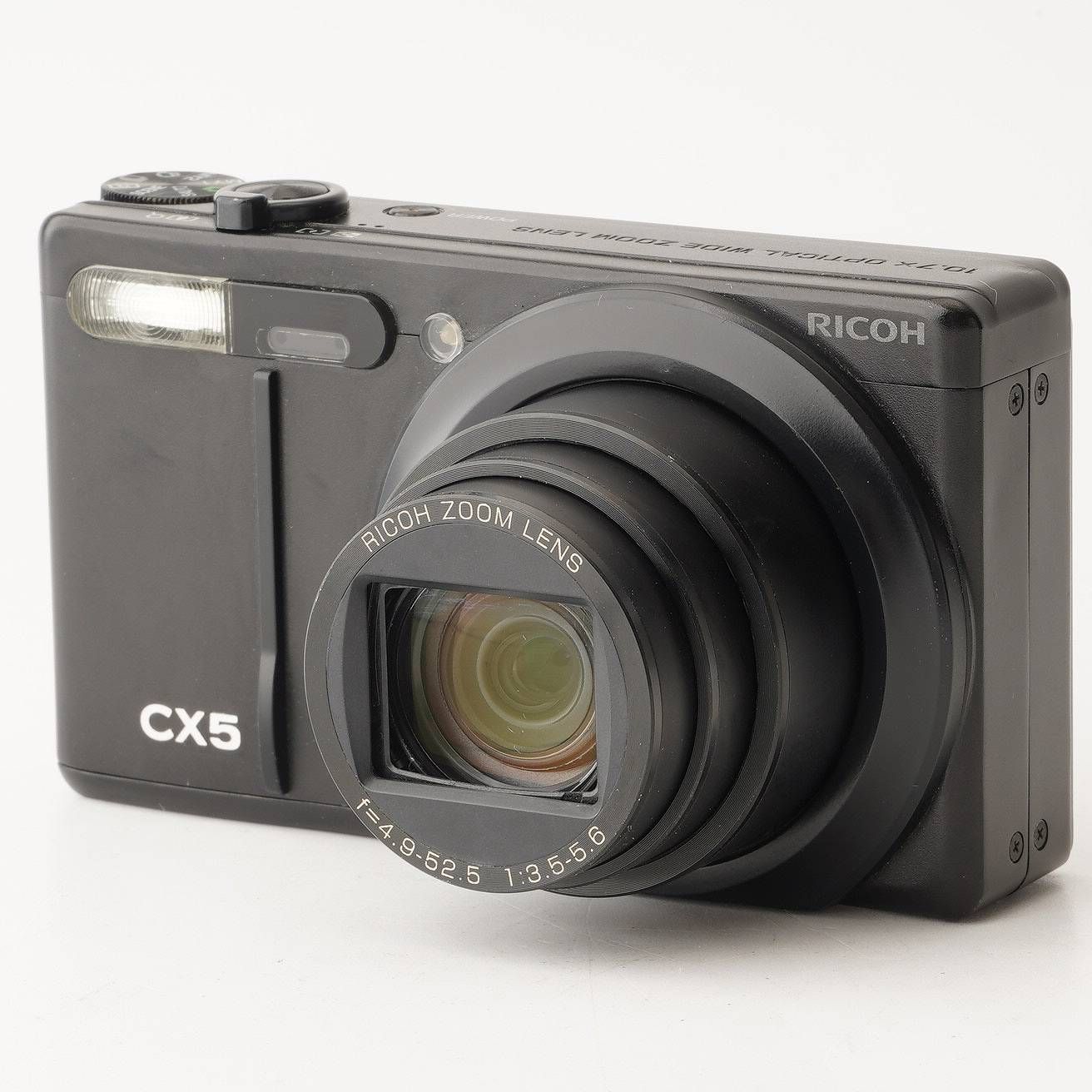 RICOH CX5 光学10.7倍ズーム ブラック CX5BK 公式通販 【ジャンク品 