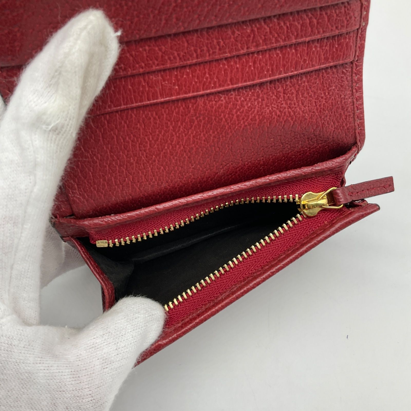 GUCCI グッチ オフィディア マーモント フローラ 花柄 コンパクト 