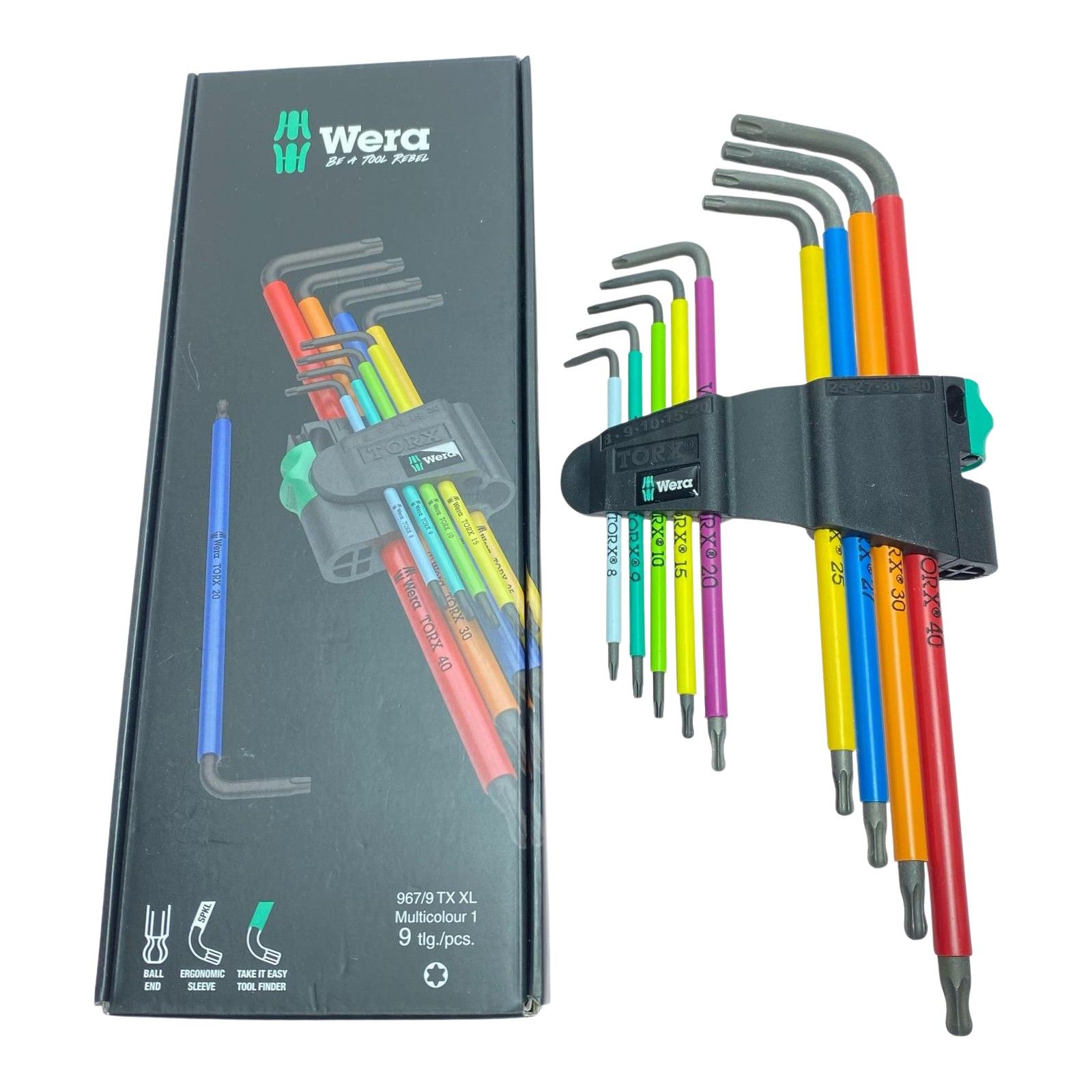 Wera トルクスレンチセット程度A 9本セット 967/9 TX XL Multicolour 1