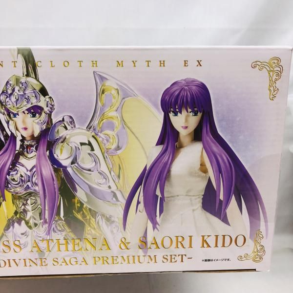 中古】未開封・箱ｲﾀﾐ)聖闘士聖衣神話EX 女神アテナ＆城戸沙織