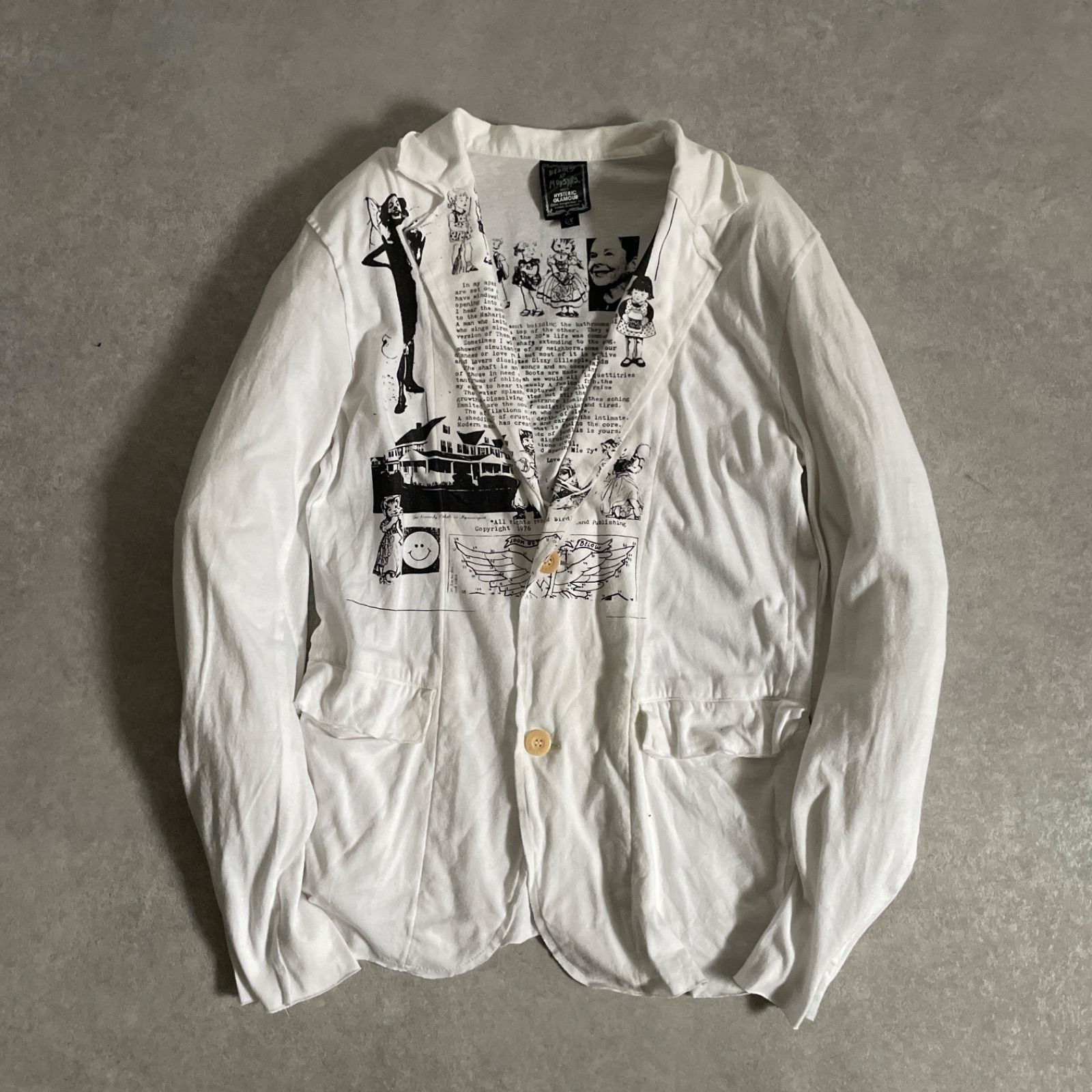 HYSTERIC GLAMOUR DESTROY ALL MONSTERS プリント コットンポリ 