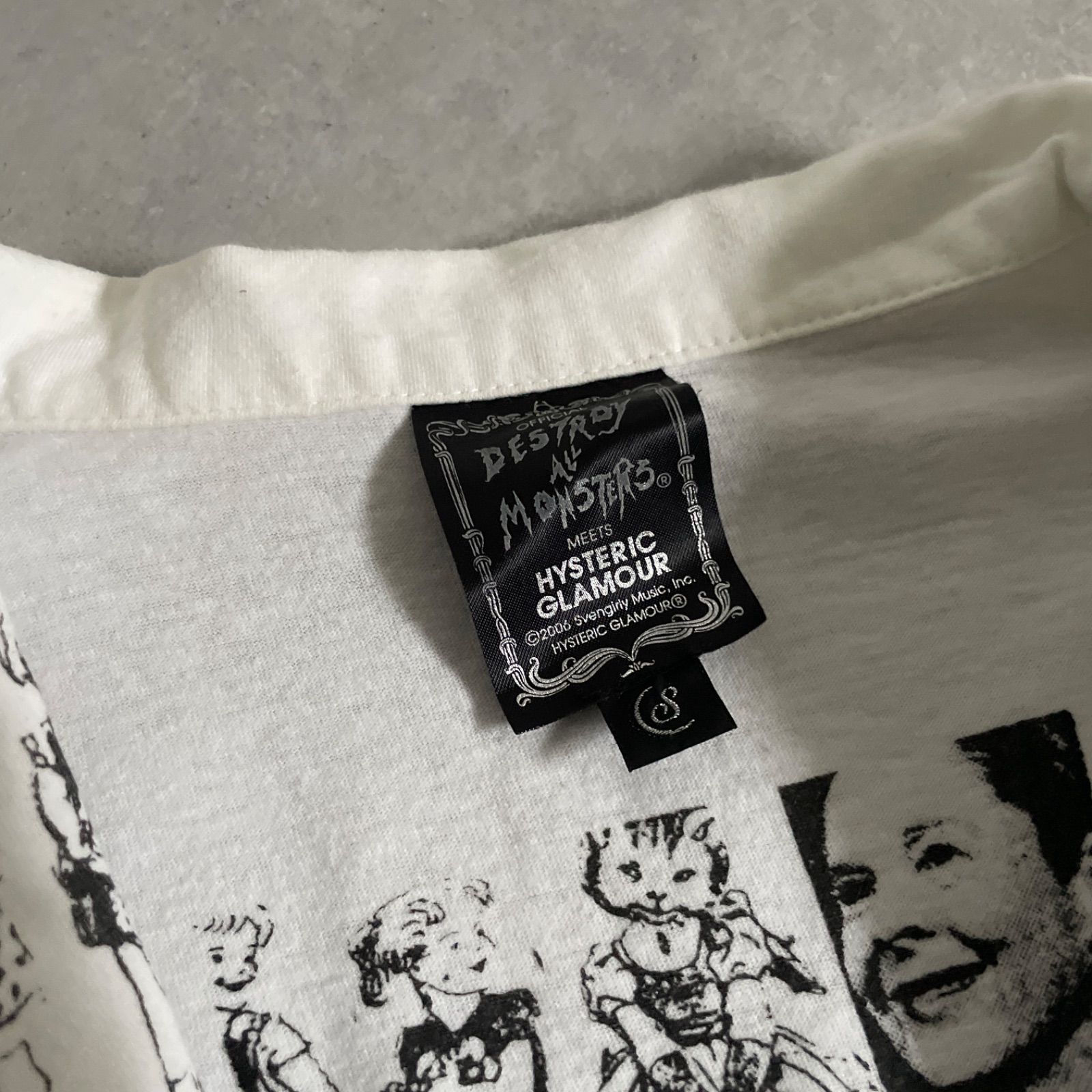 HYSTERIC GLAMOUR DESTROY ALL MONSTERS プリント コットンポリ 