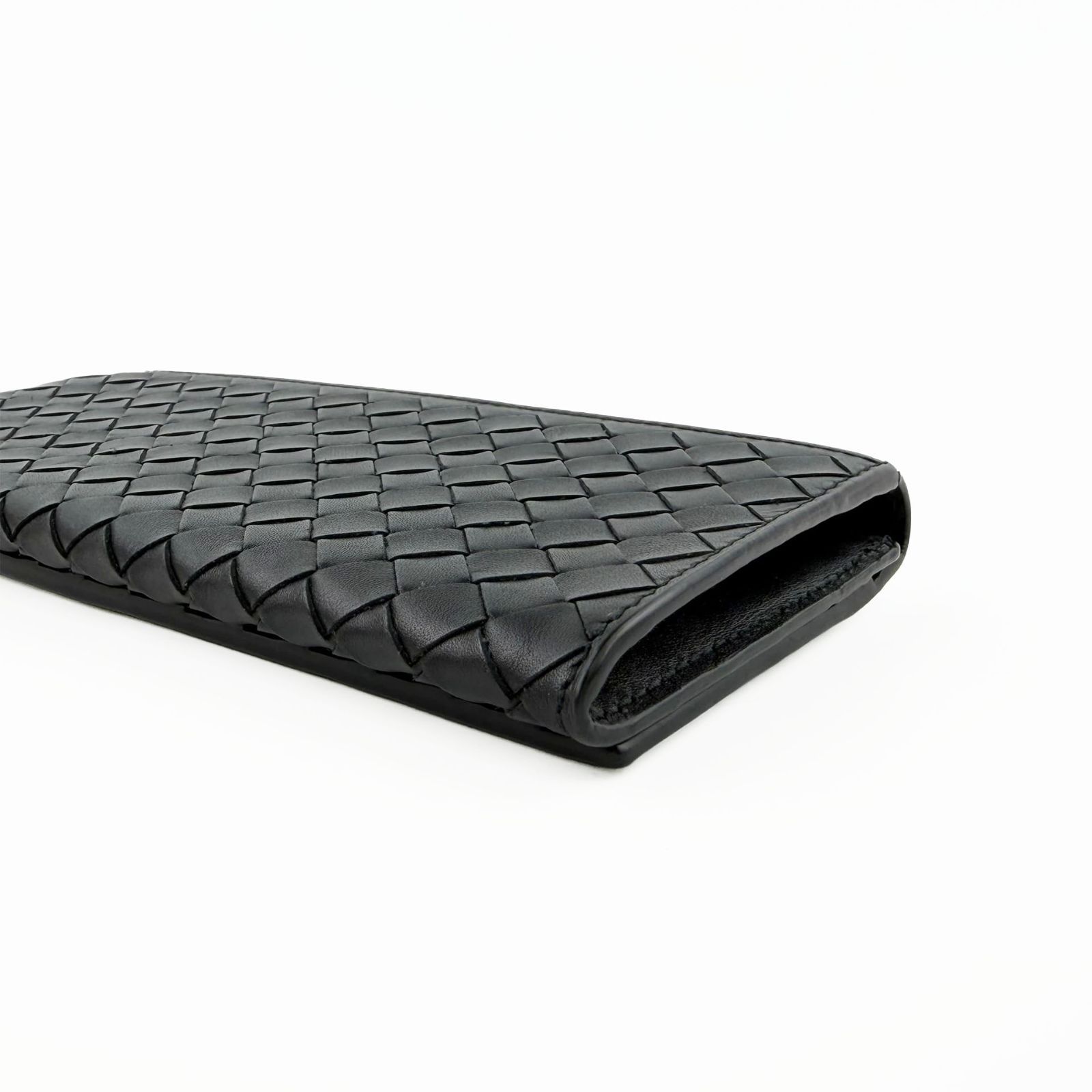 Bottega Veneta ボッテガヴェネタ イントレチャート 長財布 ブラック 