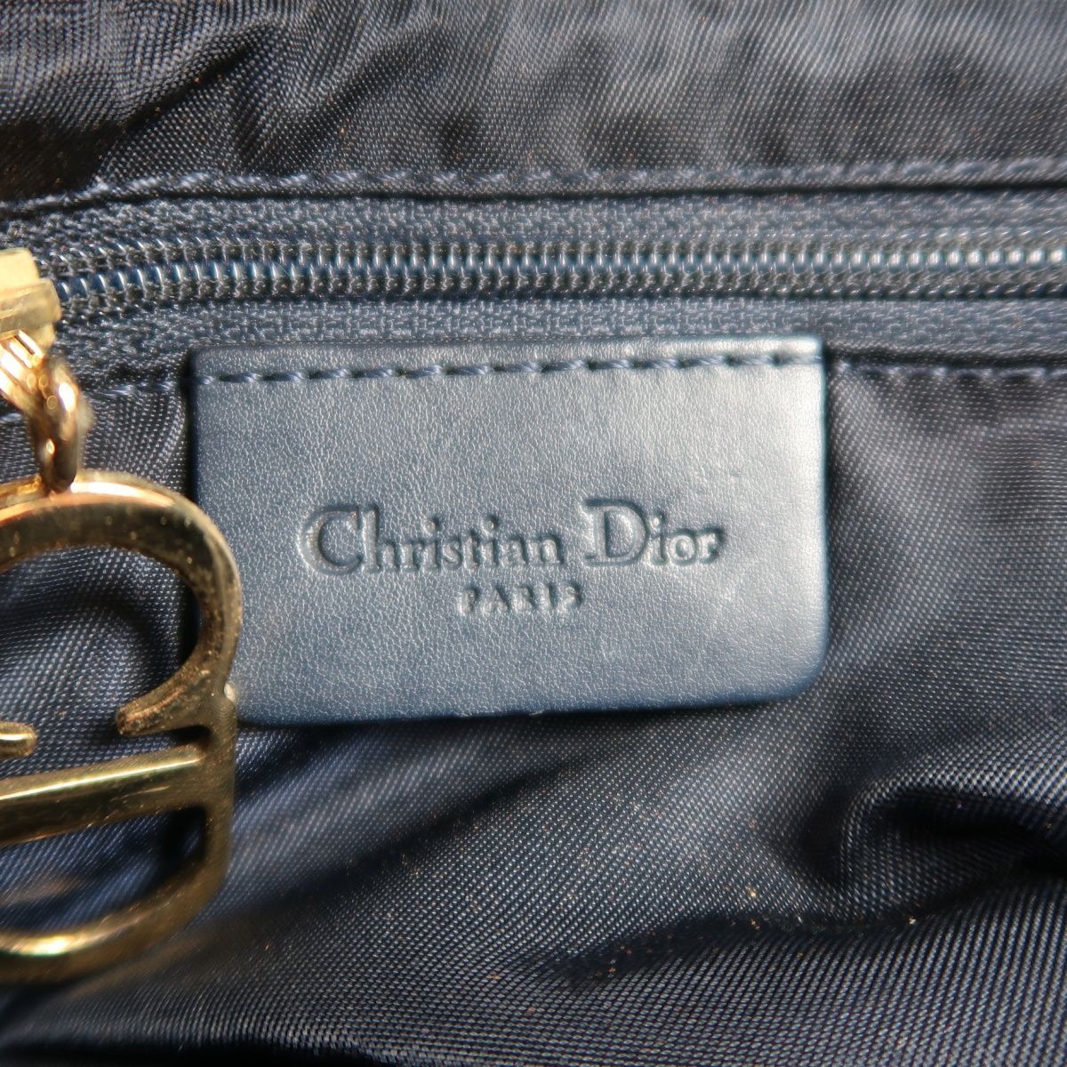 超美品】Christian Dior ディオール トロッター D金具 サドルバッグ 