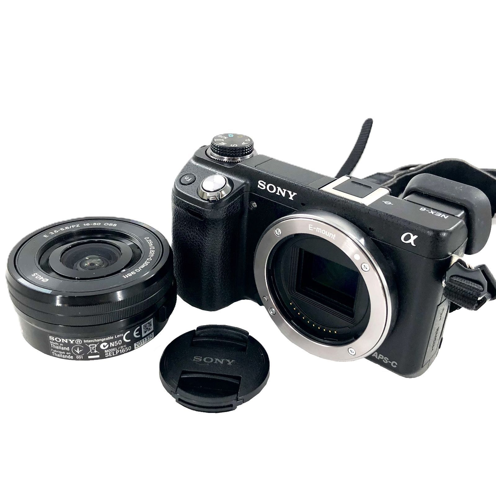 SONY ソニー α NEX-6 レンズ E 3.5-5.6/PZ 16-50 OSS 0.25m/0.82ft