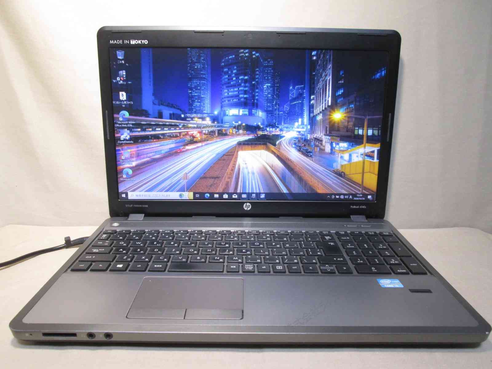 HP ProBook 4540s【Core i5 3340M】 【Windows10 Pro】MS 365 Office 