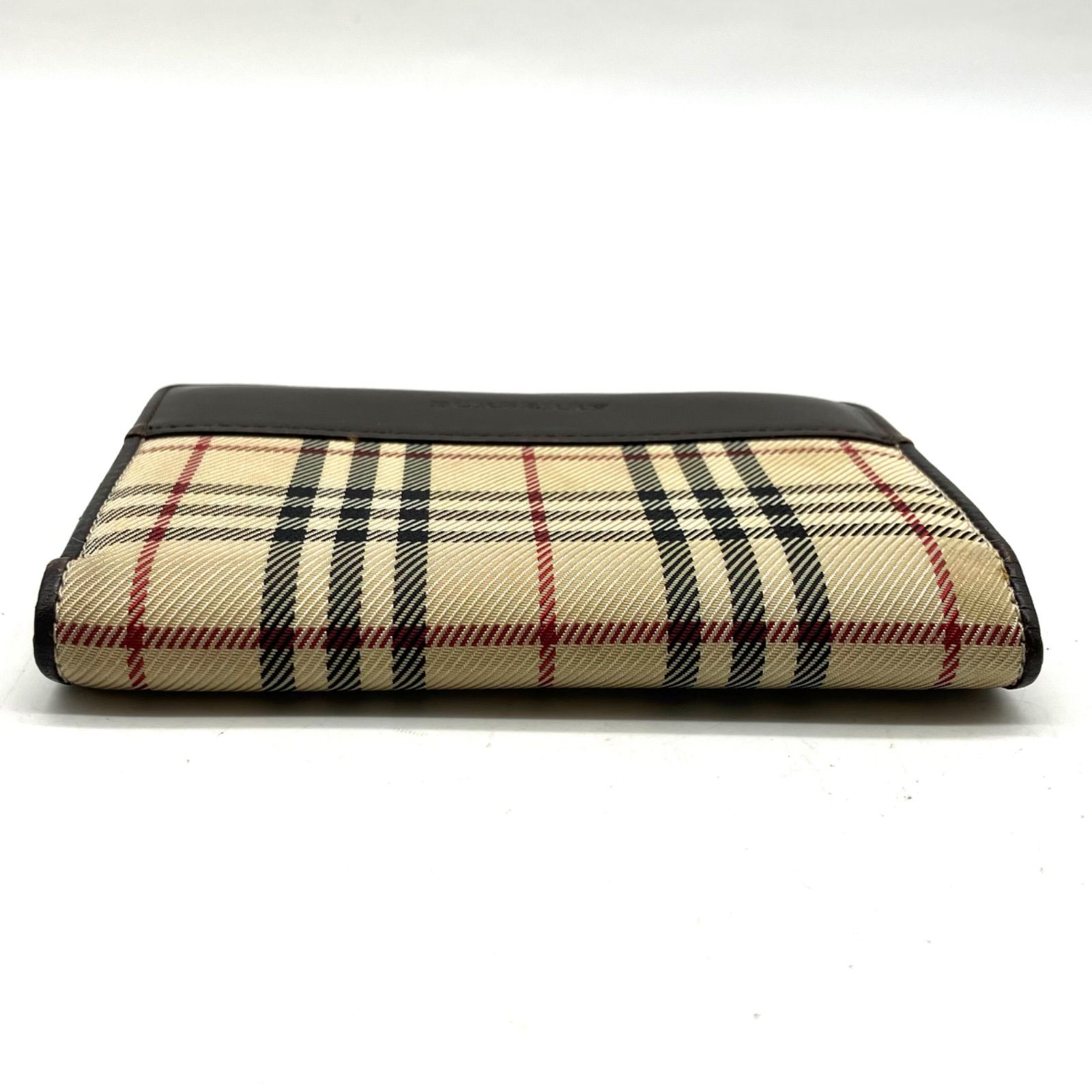 TB190【お買い得】BURBERRY がま口コインケース ノバチェック柄 - メルカリ