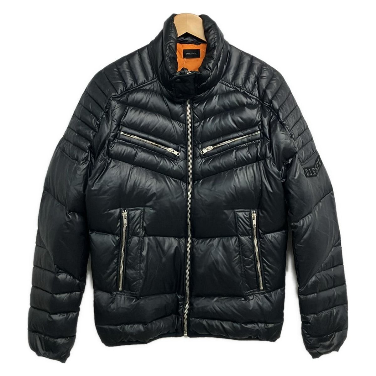 DIESEL(ディーゼル) ダウンジャケット サイズL メンズ美品 黒 長袖 